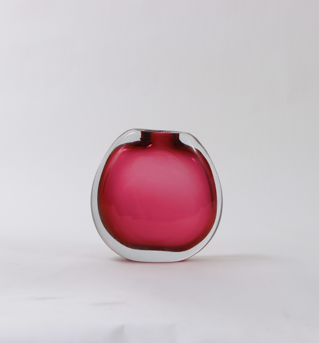 The Savannah Collection Vase Ruby - Small, Red