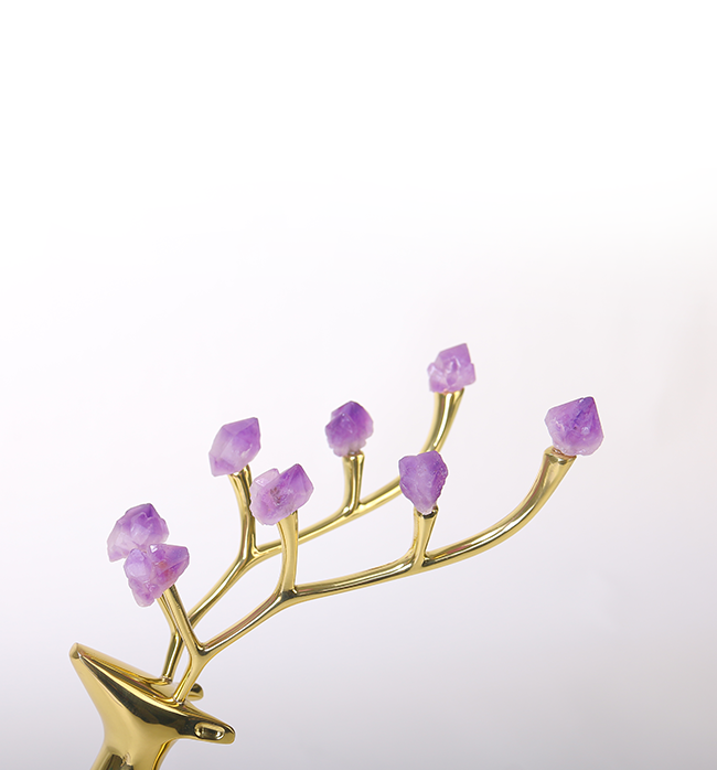 Mama Deer Small - Purple