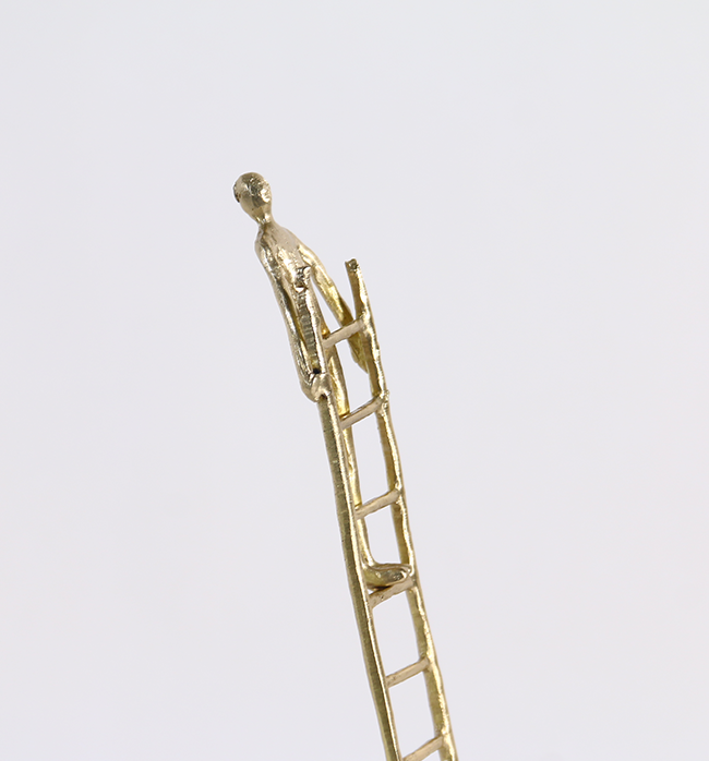 Ladder On A Sphere - Gold/Black