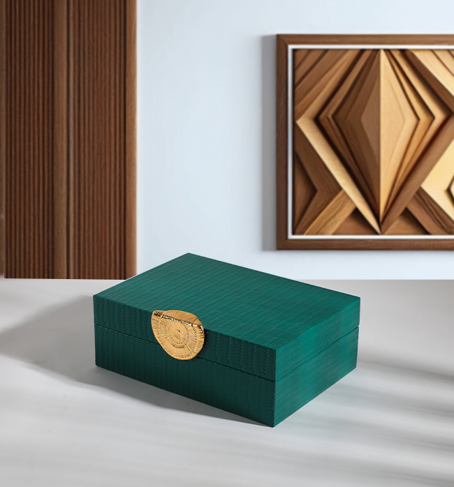 The Demeter Collection Jewellery Box - Large, Green