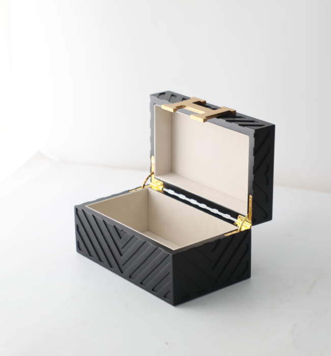 The Hephaestus Collection Jewellery Box - Small, Matte Black
