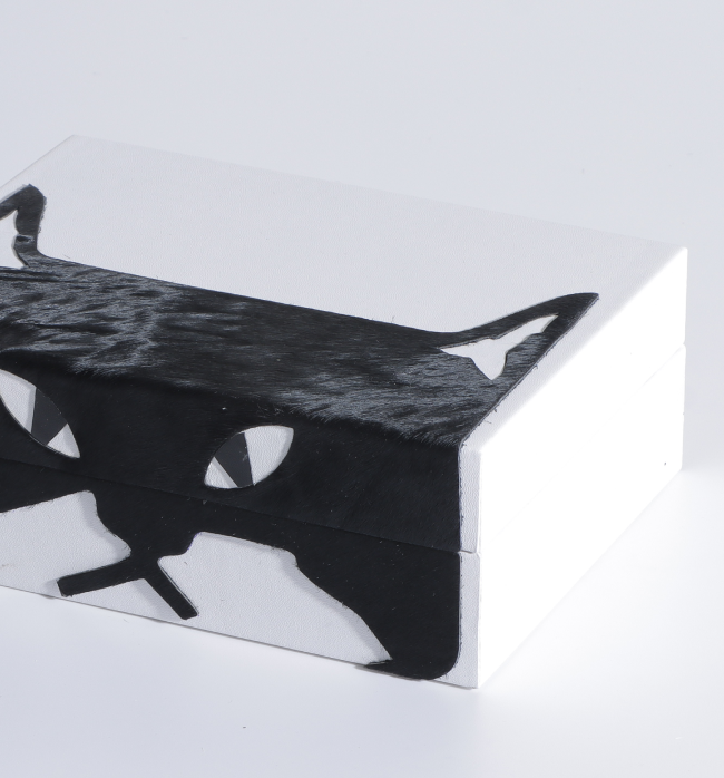 The Feline Jewellery Collection - Small, Grey/Black