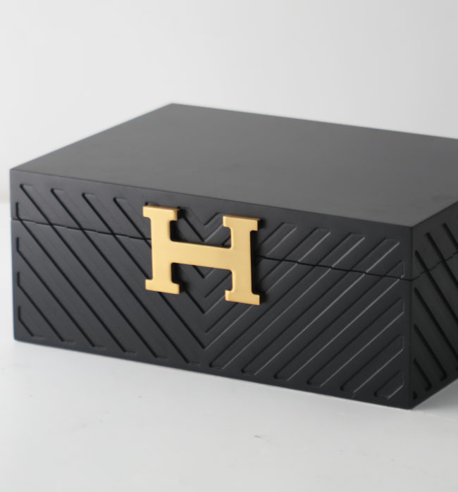 The Hephaestus Collection Jewellery Box - Small, Matte Black
