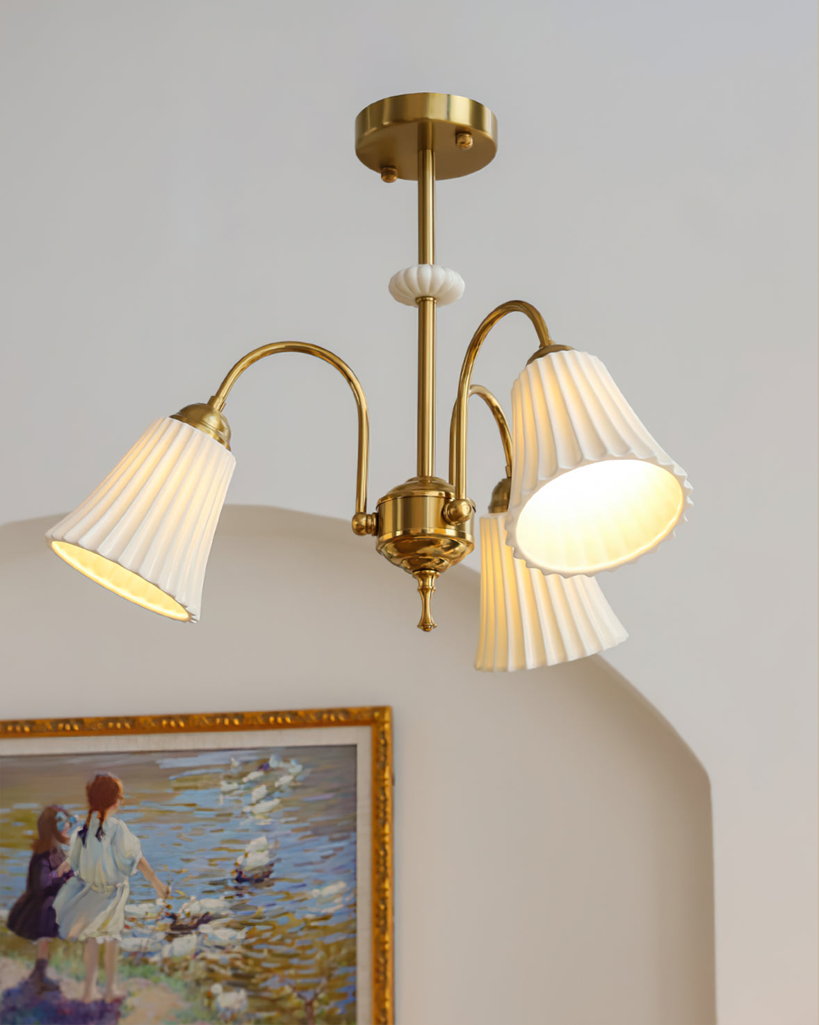 Asea Brass Chandelier