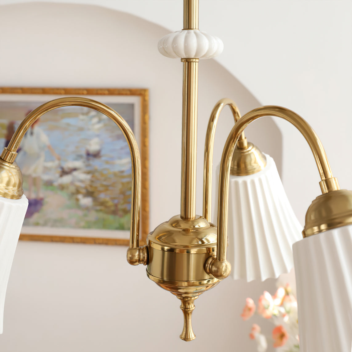 Asea Brass Chandelier