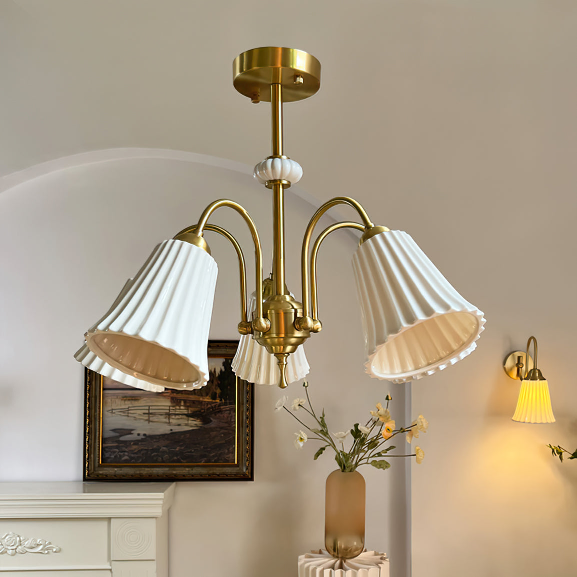 Asea Brass Chandelier