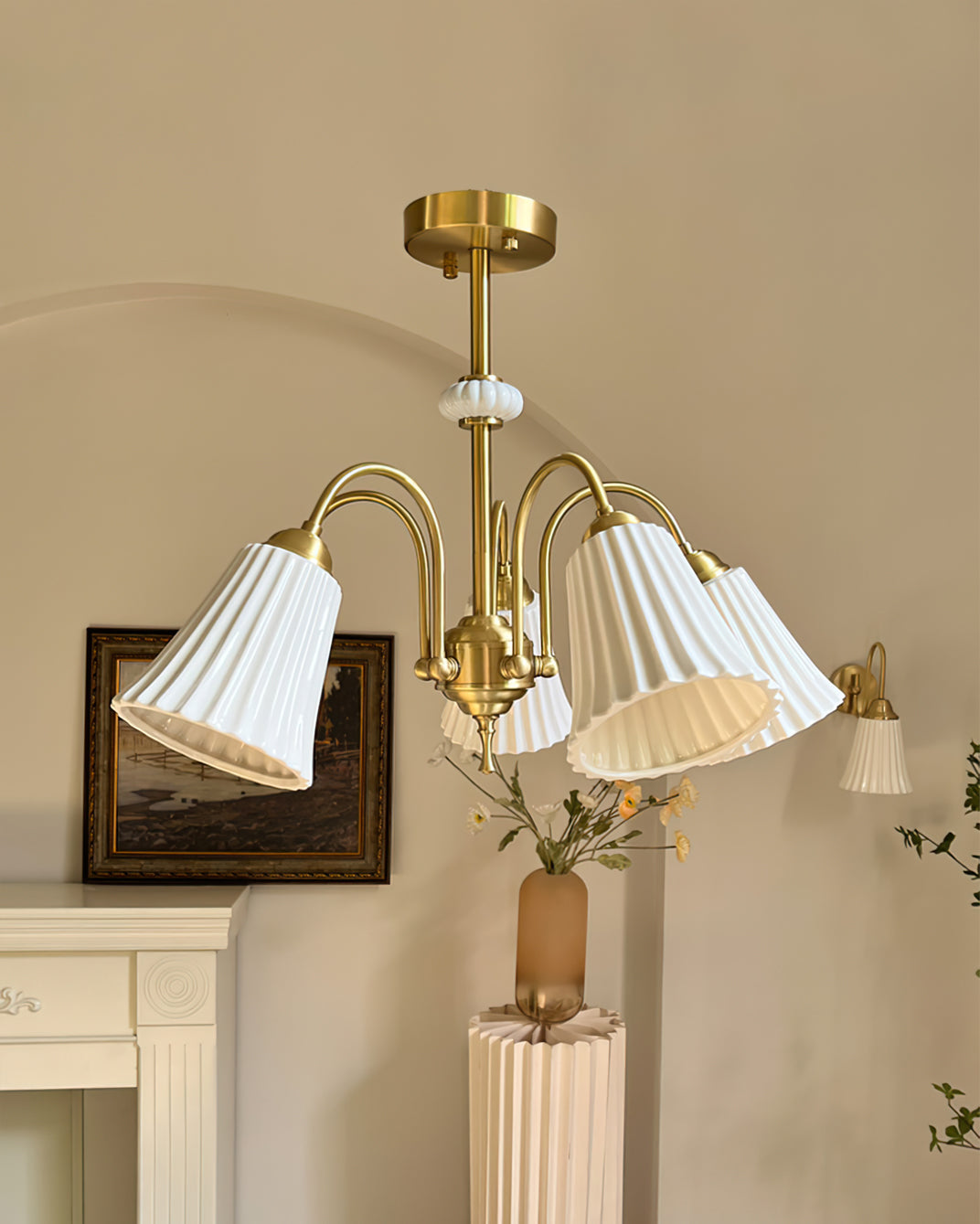 Asea Brass Chandelier