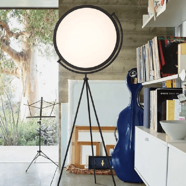 Astra - Black Nordic Lunar Floor Lamp