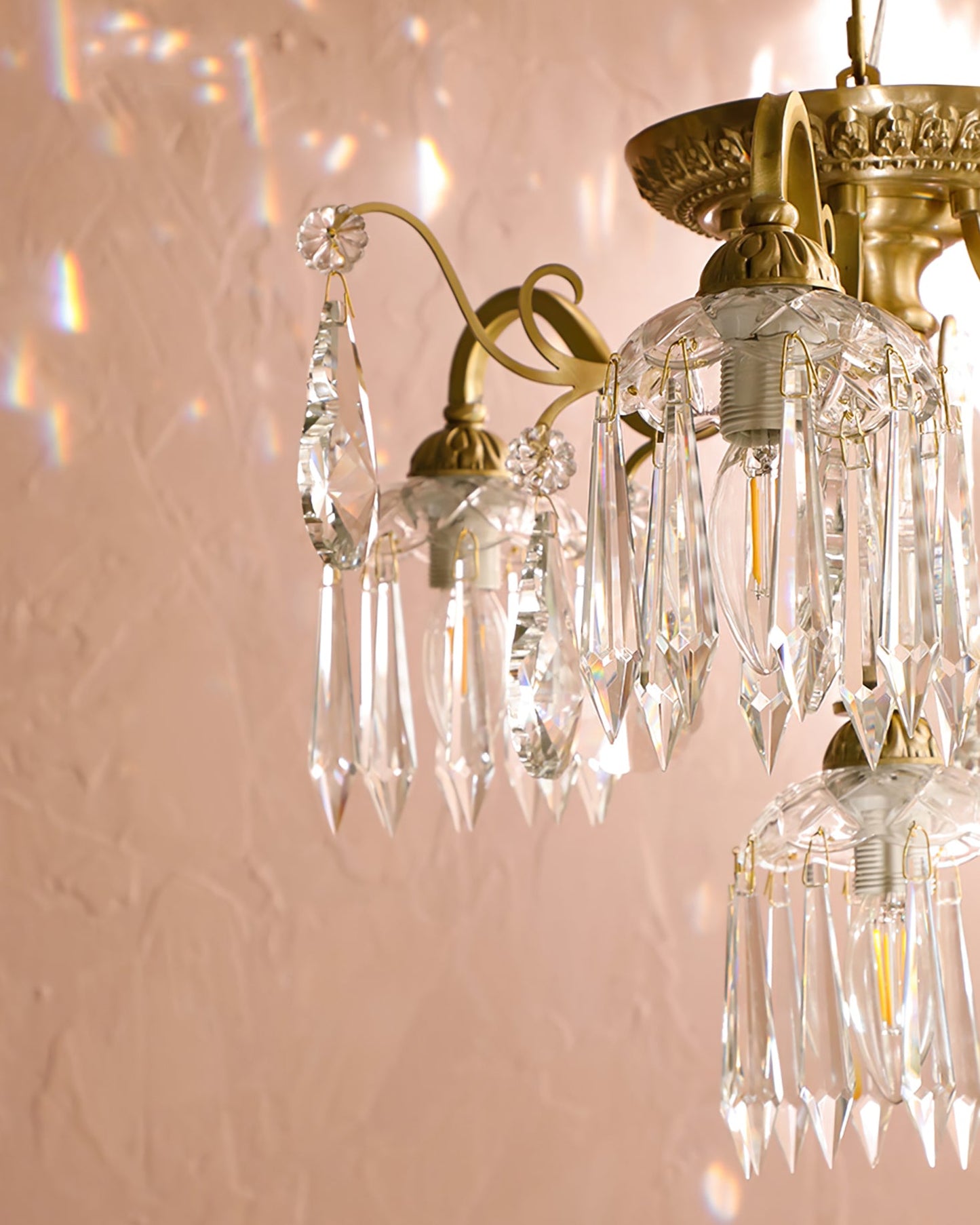 Astrid Droplet Glass Chandelier