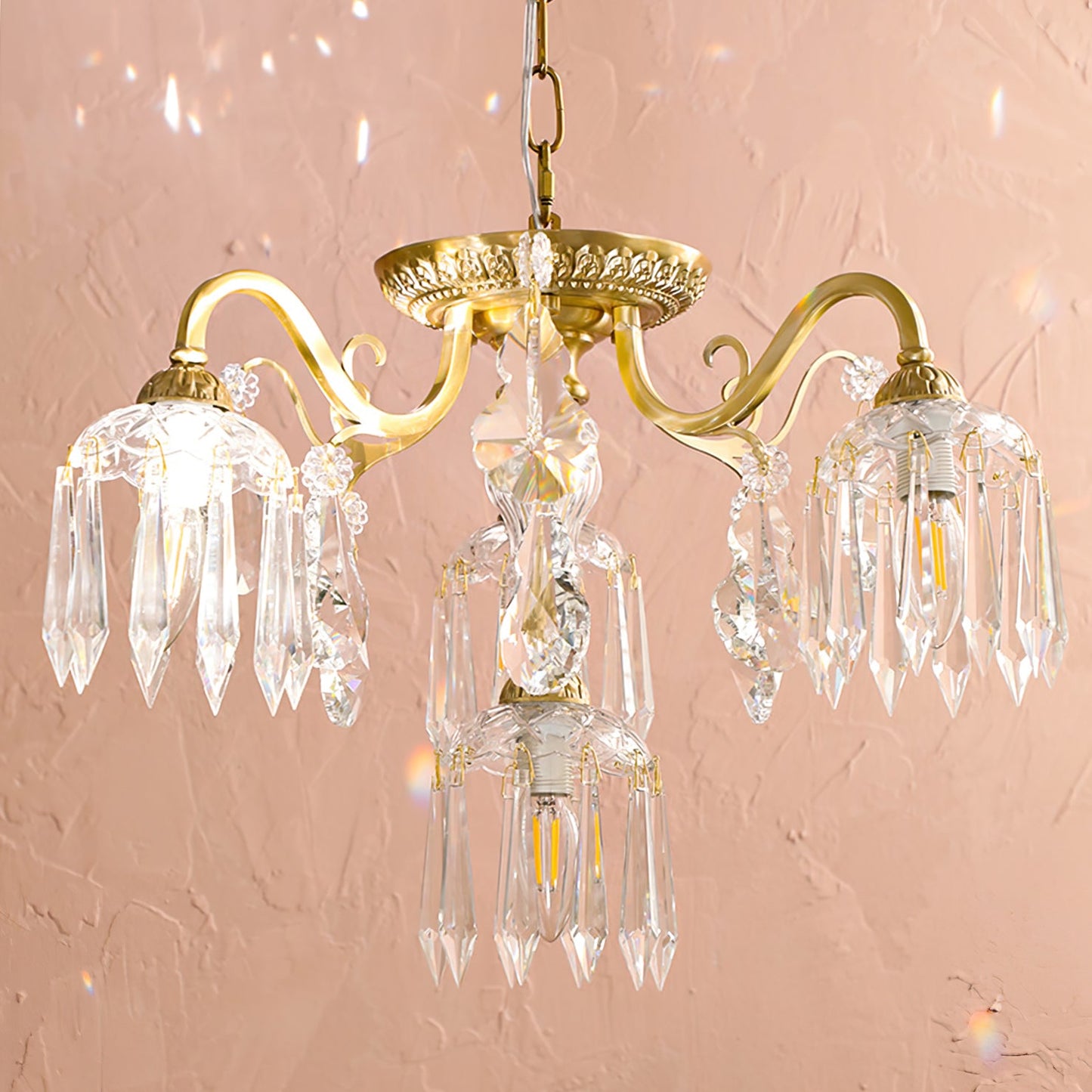 Astrid Droplet Glass Chandelier