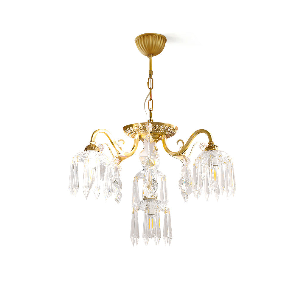 Astrid Droplet Glass Chandelier