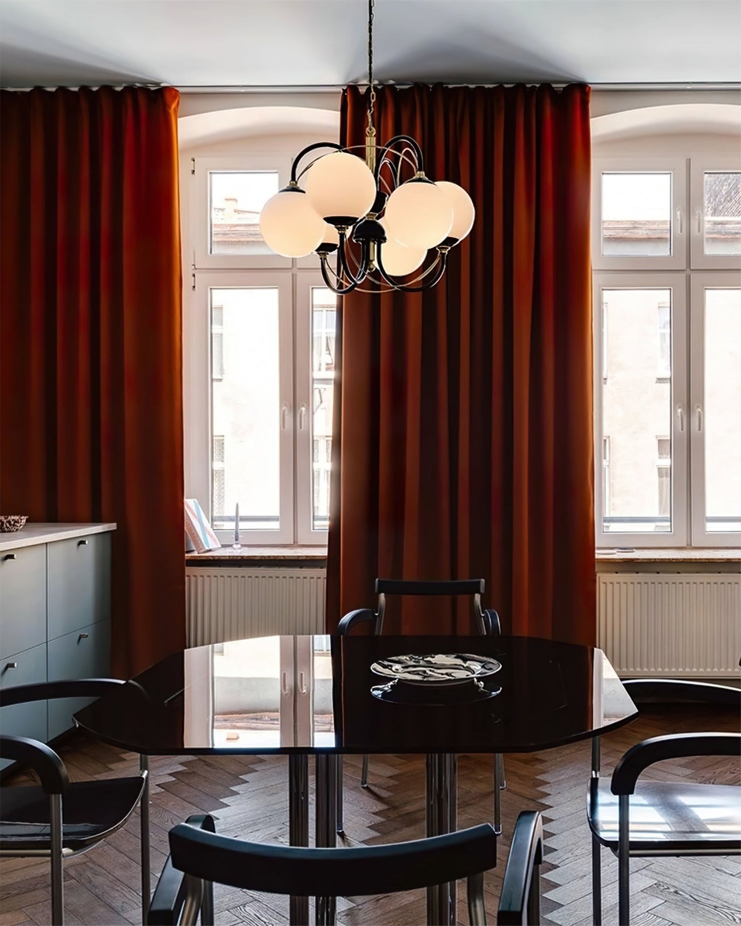 Atomic Orbit Chandelier