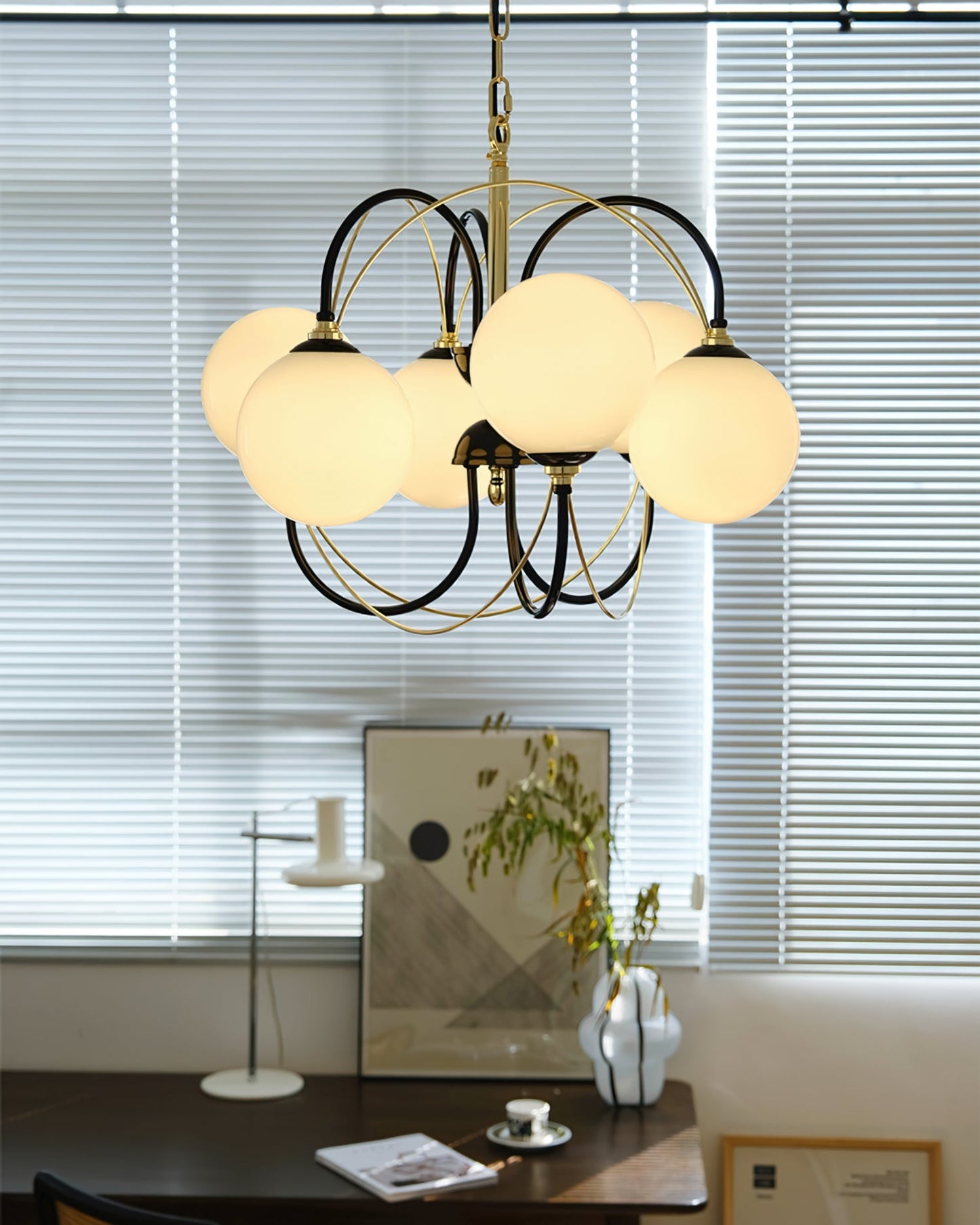 Atomic Orbit Chandelier