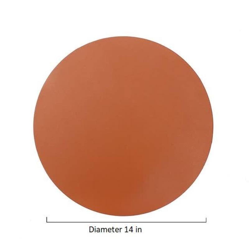 Basic Faux Leather Placemat Set