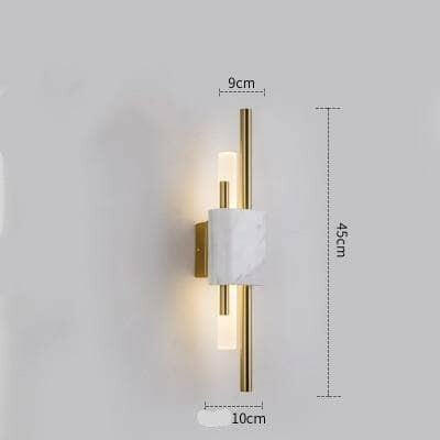 Baris - Wall Lamp Marble LED Wall Design Loft