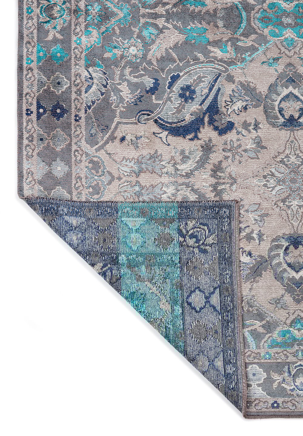 Bastille Light Cream - Blue Rug