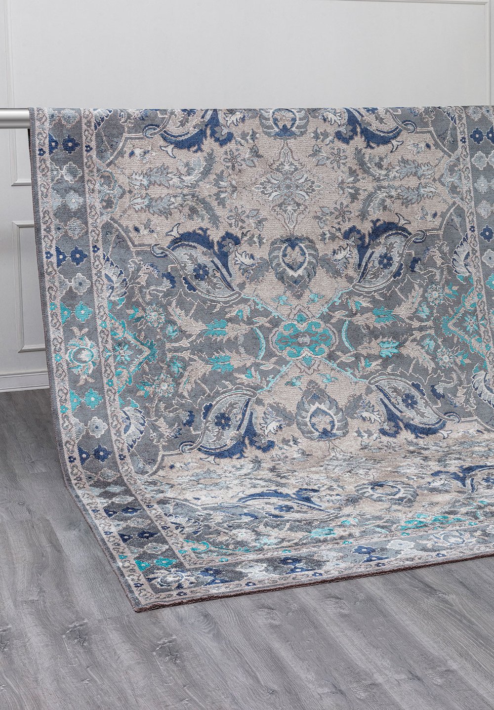 Bastille Light Cream - Blue Rug