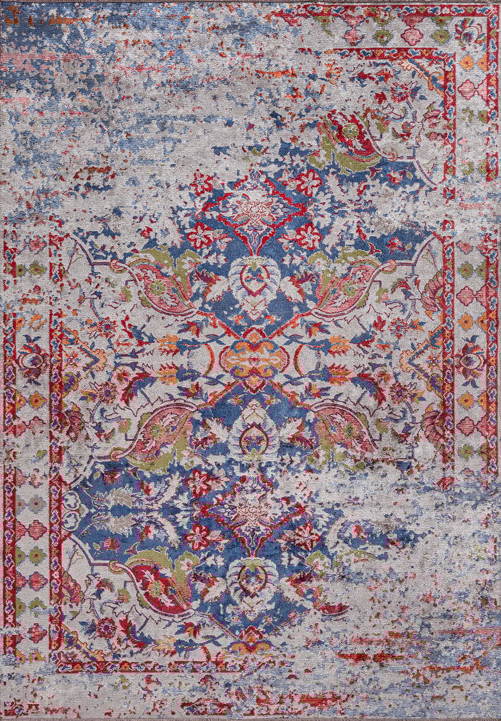 Bastille Tile - Navy Blue Rug