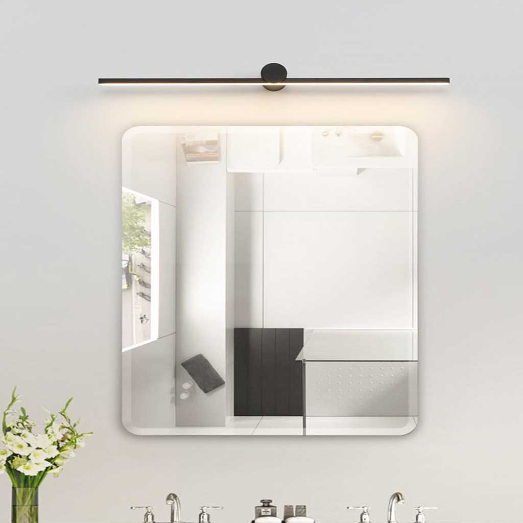 Bathroom Vanity Wall Light Minimalist Linear LED, Black