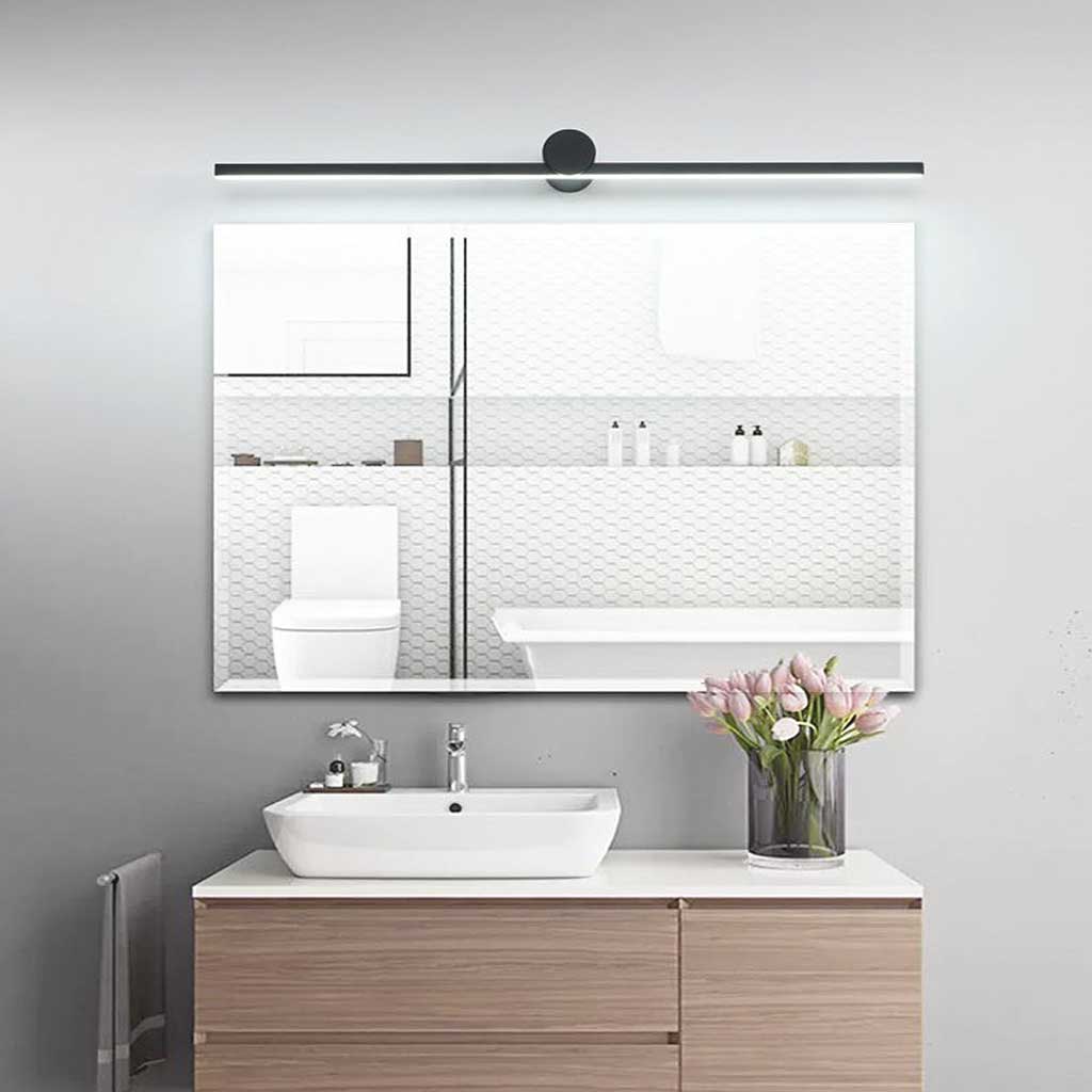 Bathroom Vanity Wall Light Minimalist Linear LED, Black