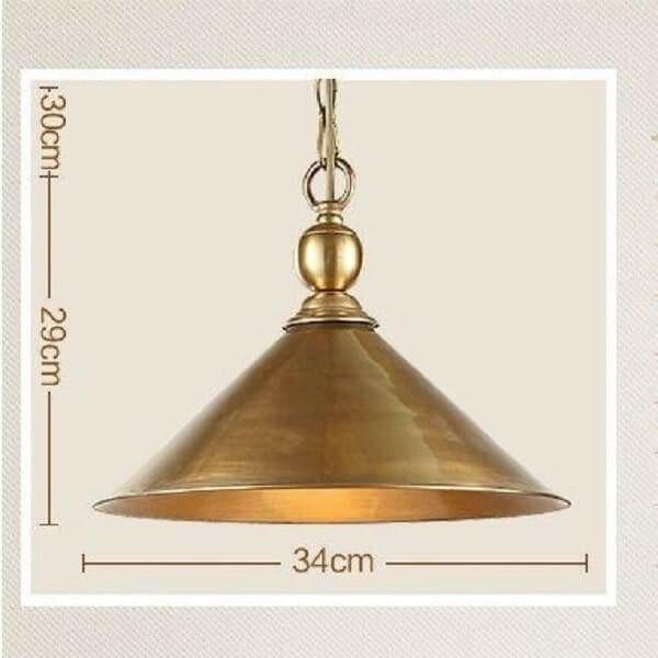 Baxter - Antique American Loft Style Pendant Lamp
