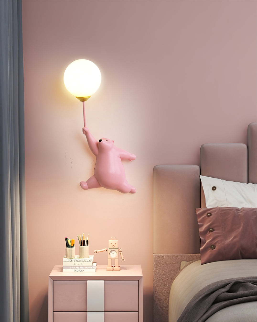 Bear Balloon Wall Lamp