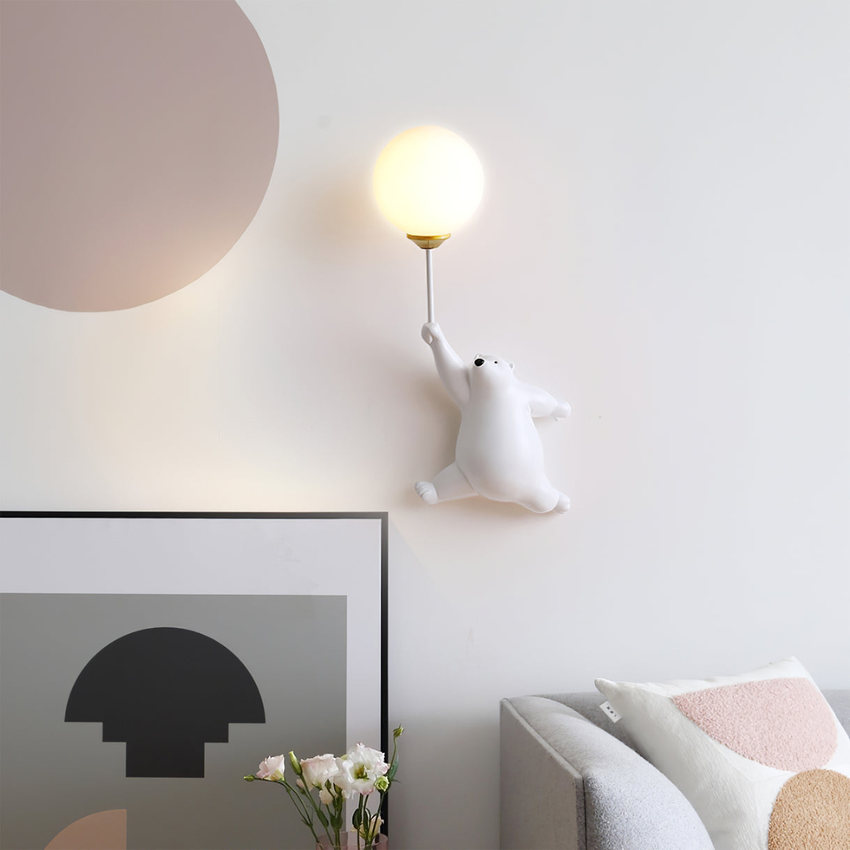 Bear Balloon Wall Lamp