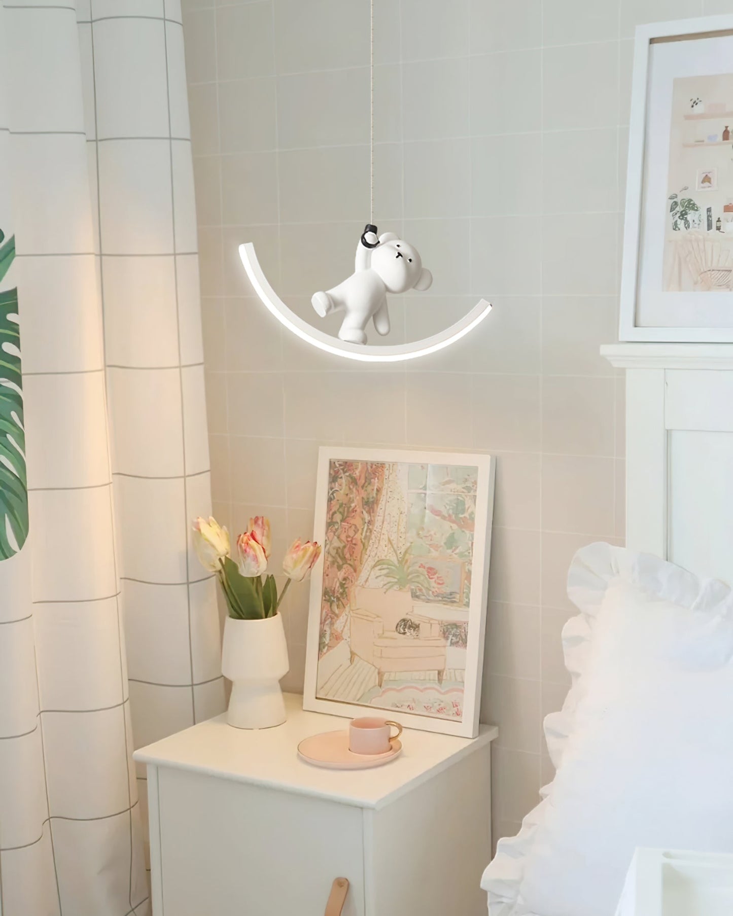 Bear Resin Pendant Lamp