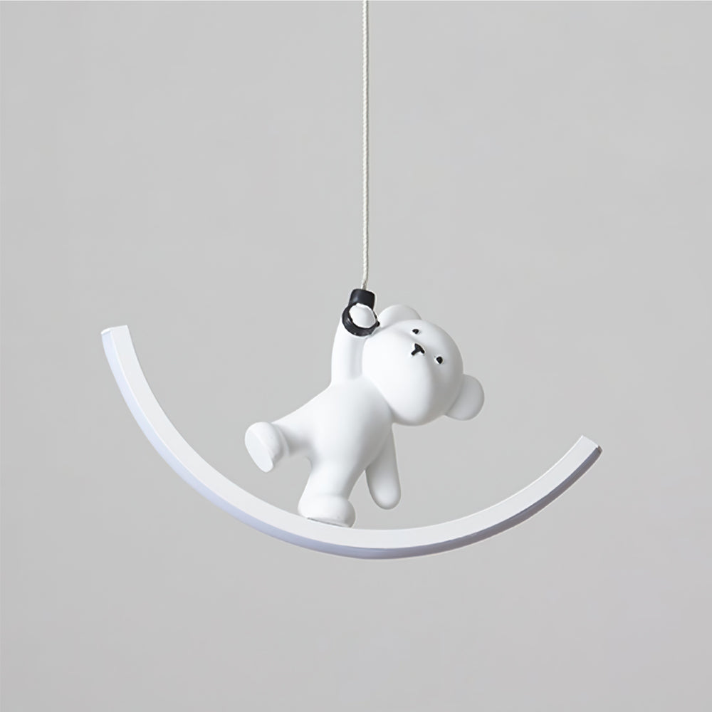 Bear Resin Pendant Lamp