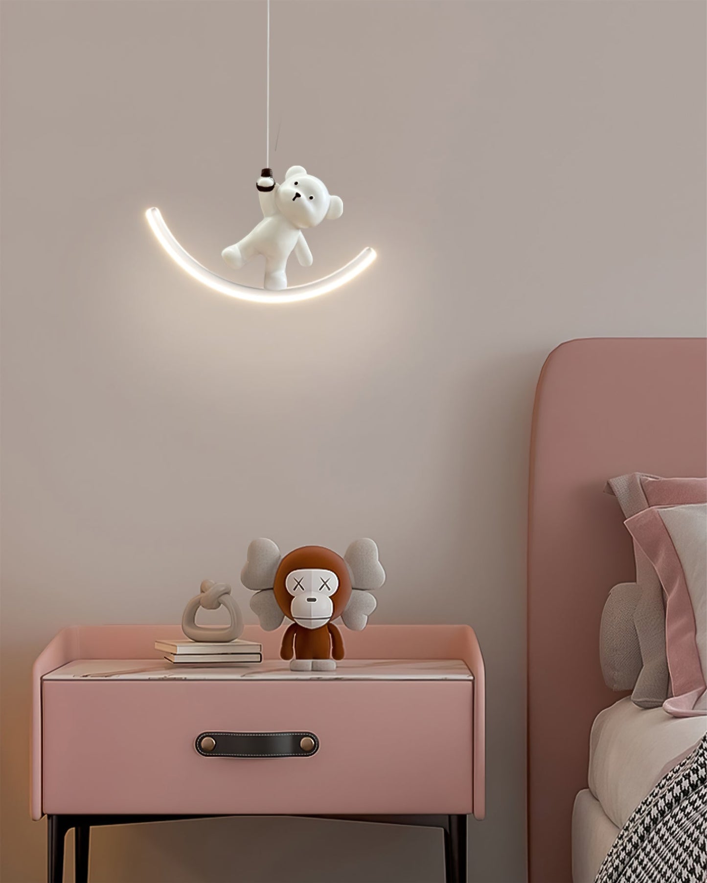 Bear Resin Pendant Lamp