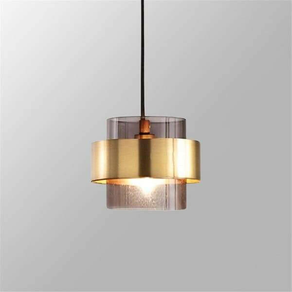 Ben - Minimalist Cylindrical Glass Pendant Light