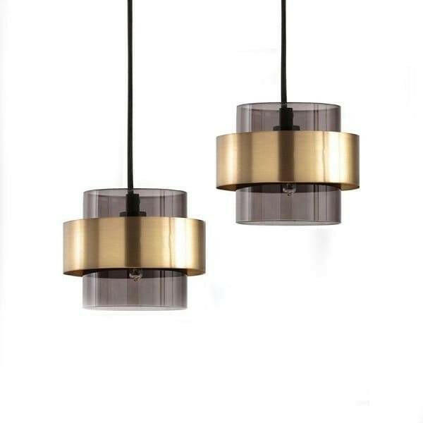 Ben - Minimalist Cylindrical Glass Pendant Light