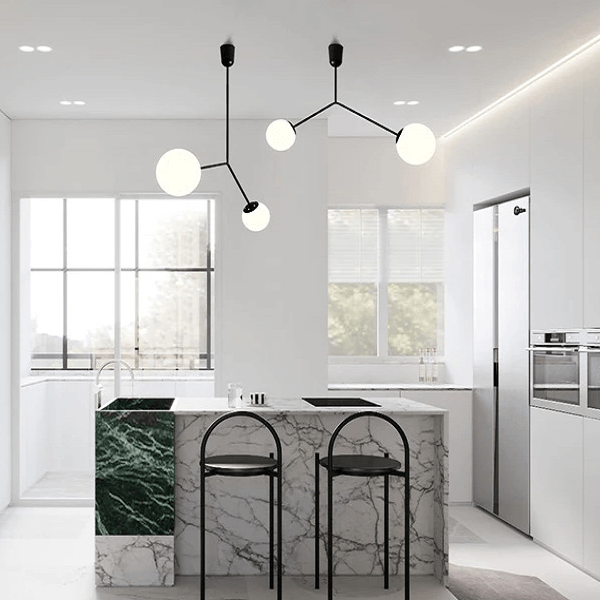 Ben - Minimalist 2 Head Branch Pendant Light