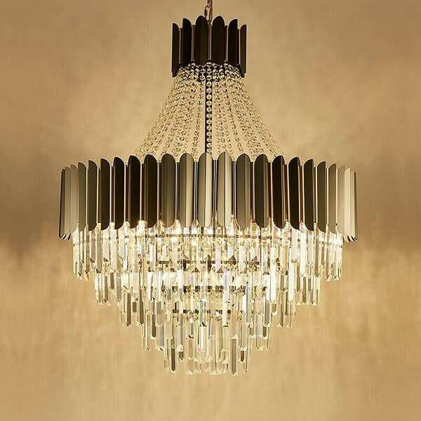 Carlo - Nordic Stainless Steel Circular Chandelier