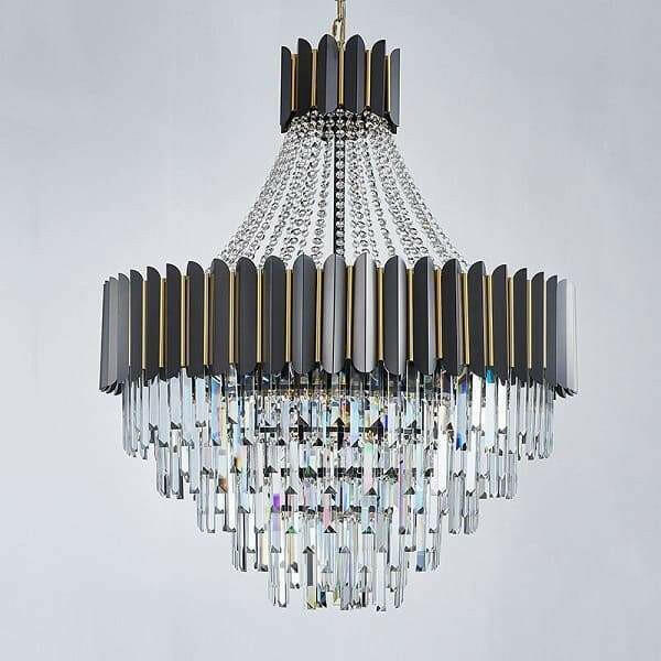 Carlo - Nordic Stainless Steel Circular Chandelier
