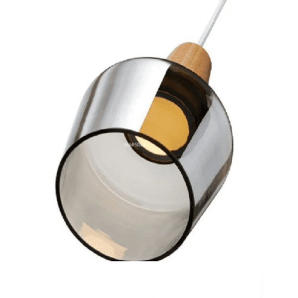 Bentte - Glass With Wooden Top Light