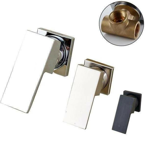Bianca - Chrome Wall Mounted Waterfall Spout Bathroom Faucet