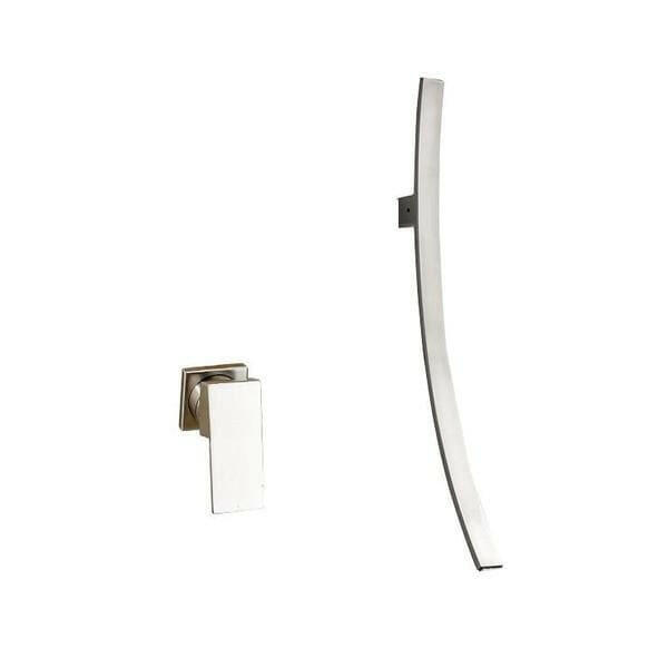 Bianca - Chrome Wall Mounted Waterfall Spout Bathroom Faucet