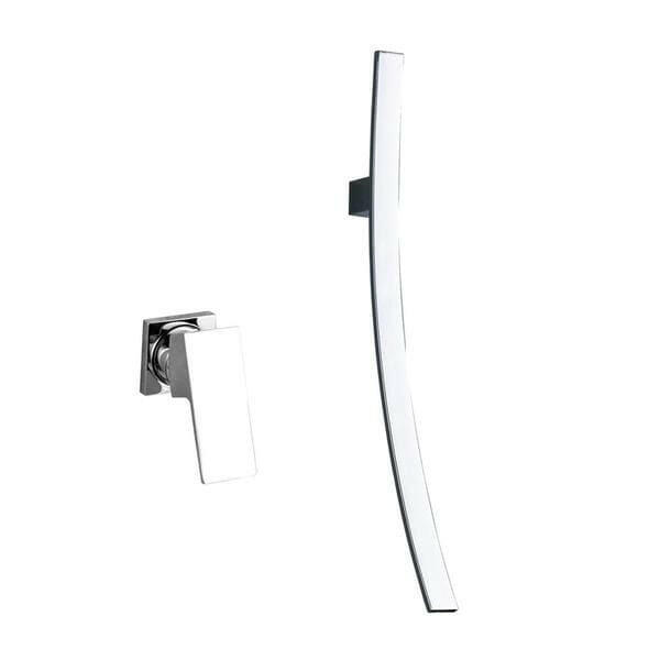 Bianca - Chrome Wall Mounted Waterfall Spout Bathroom Faucet