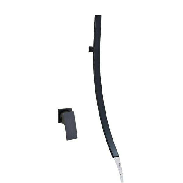 Bianca - Chrome Wall Mounted Waterfall Spout Bathroom Faucet