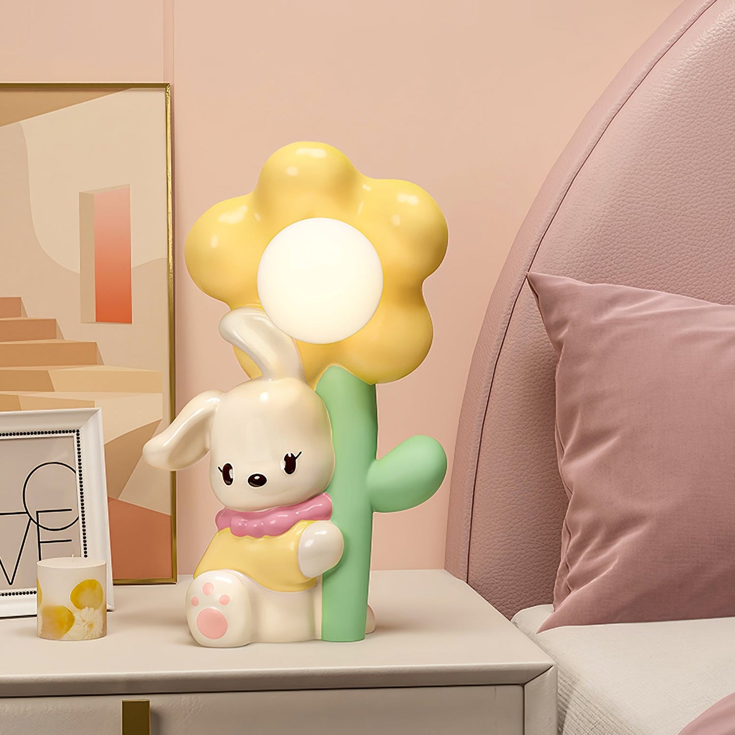 Bunny Flower Table Lamp
