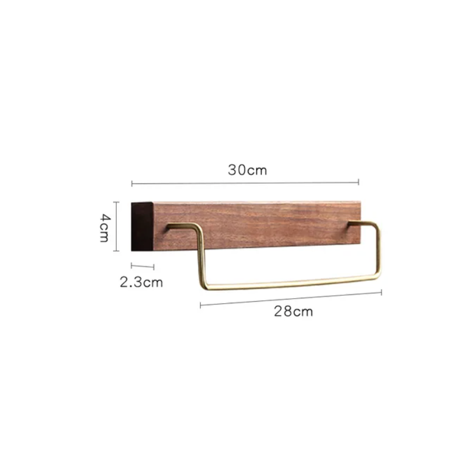 Viveca Stylish Wooden Towel Rack