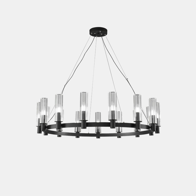 WOMO Pillar Candle Crystal Chandelier-WM2334