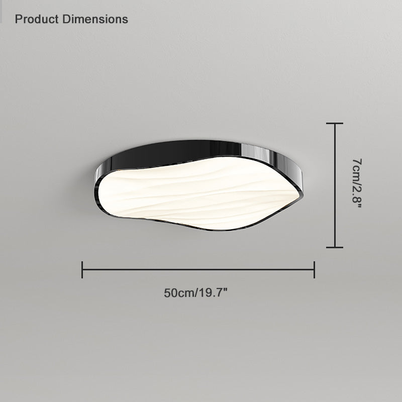 WOMO Scandi Colorful Wavy Round Ceiling Light-WM1108