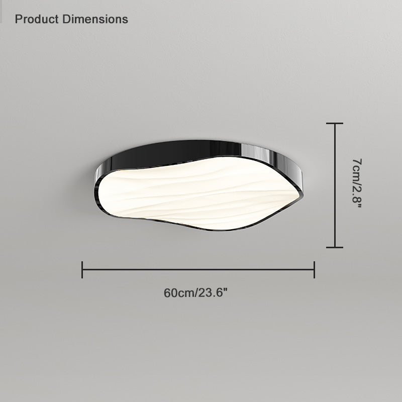 WOMO Scandi Colorful Wavy Round Ceiling Light-WM1108