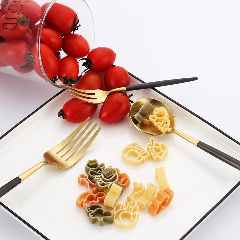 Black Luxury Gold Cutlery Set