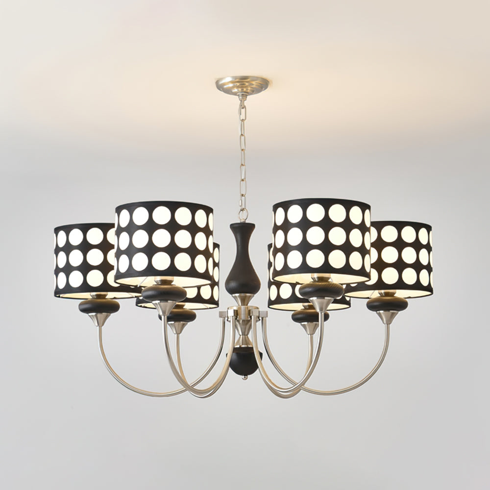 Black Polka Dots Chandelier