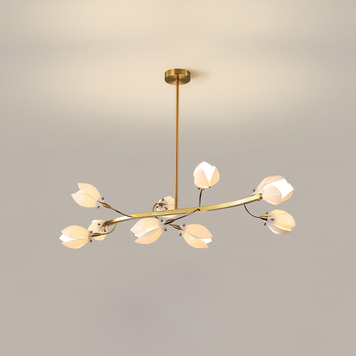 Porcelain Magnolia Elegant Chandelier