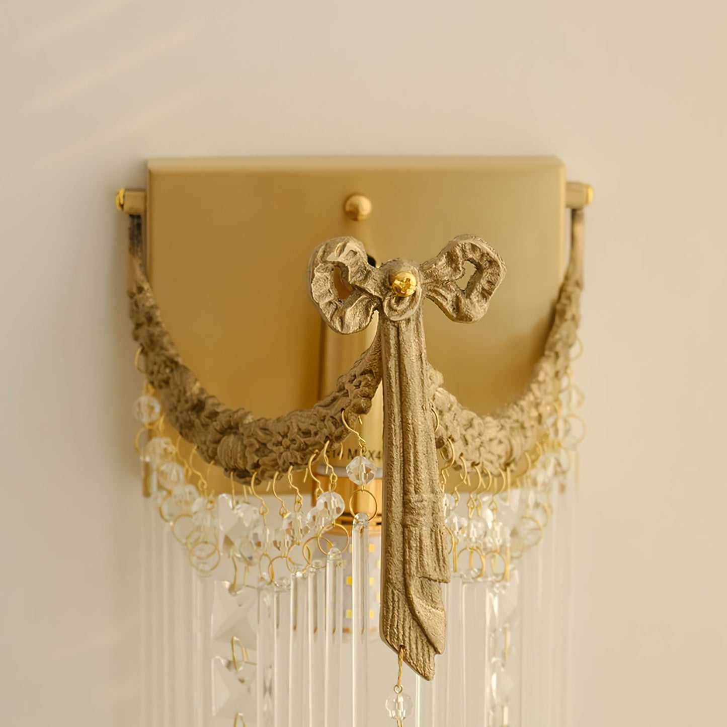 Bow Tie Crystal Wall Lamp