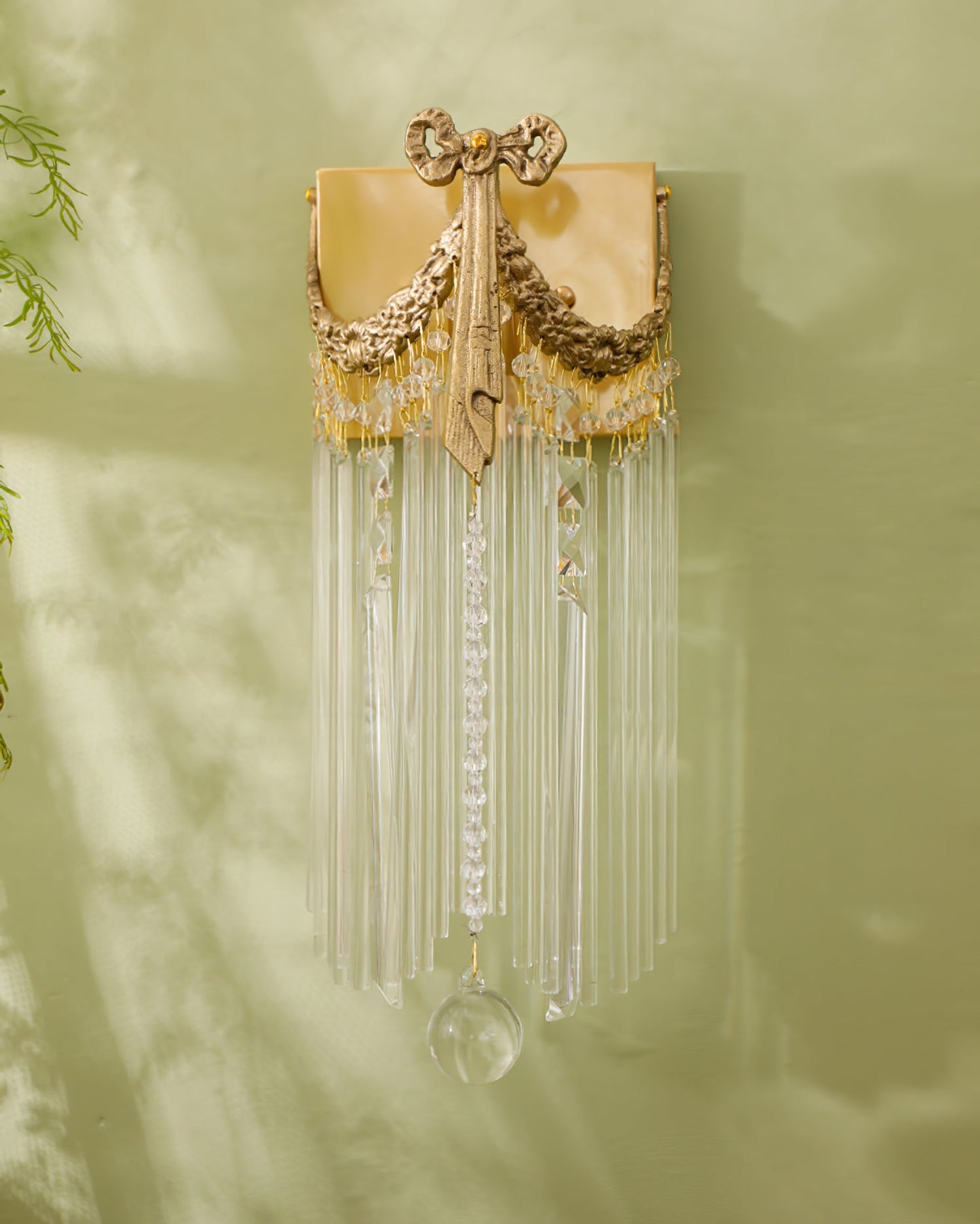 Bow Tie Crystal Wall Lamp